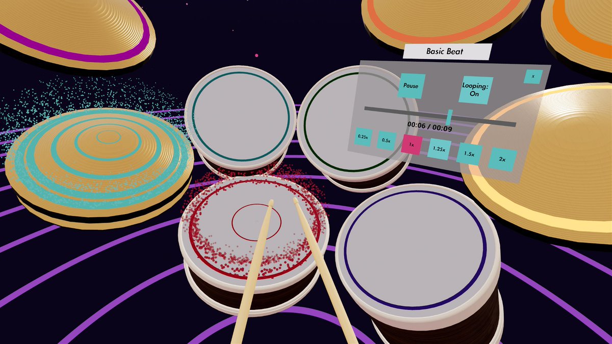bjeaglefeather's tweet photo. Road to VR Here’s What 100 Hours of VR Drum Practice Gets You: Virtual reality drumming app Paradiddle recently accepted submissions for VR drummers to show off their skills. One drummer,… https://t.co/nOxMS4Yc3i #HTCViveGame #News #OculusRiftGame #SteamVRGame #VRGame Via @RtoVR https://t.co/eVfqQnX2hI