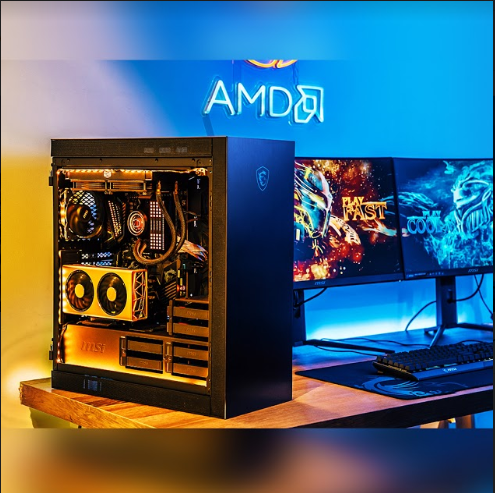 AMDIndia's tweet photo. #PlayFastPlayCool with @AMDRyzen processors and @Radeon GPU's. Share with us how the build makes you feel. 
Find out more, https://t.co/JlL4SzUycu 
Powered by @msitweets and @CoolerMaster. https://t.co/3XcbtP6IK4