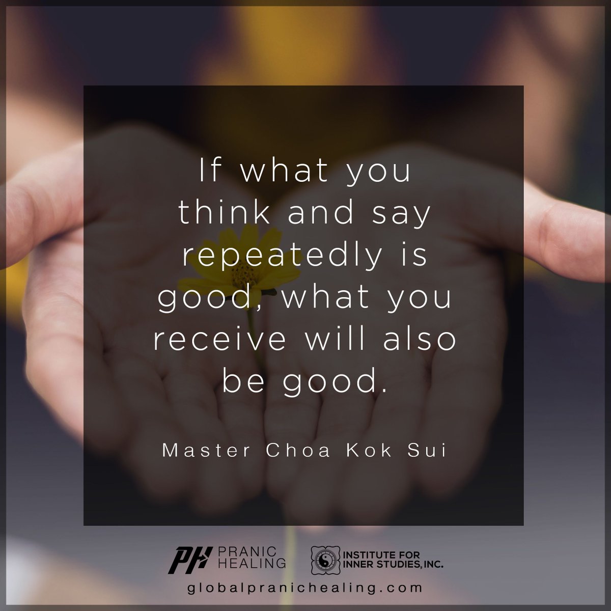 PH_IISI's tweet photo. Improper Thought comes from an Improper Viewpoint. Wrong speech is a manifestation of a wrong viewpoint. If a person does not view things accurately, there will be suffering.

#PranicHealing #ArhaticYoga #MCKS #InstituteforInnerStudies #Meditation #Yoga https://t.co/LaeQ7eRuZw