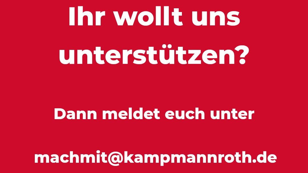 VeHoltz's tweet photo. @MiRo_SPD @DCipriano83 @ClemensZick @MartinSchulz #Kampmannroth wirbt als einzige Kandidatur um Unterstützer (wie bei US Wahlkampagnen). Sie machen nicht nur Vorschläge zur Erneuerung. Sie zeigen in ihrer Art anzutreten, dass sie nicht nur reden, sondern machen. https://t.co/oo6CTWigvV
#HerzUndHaltung #SpdPlusPlus https://t.co/WU6NFI0VyS