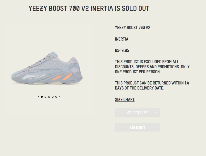 yeezy 700 inertia size chart