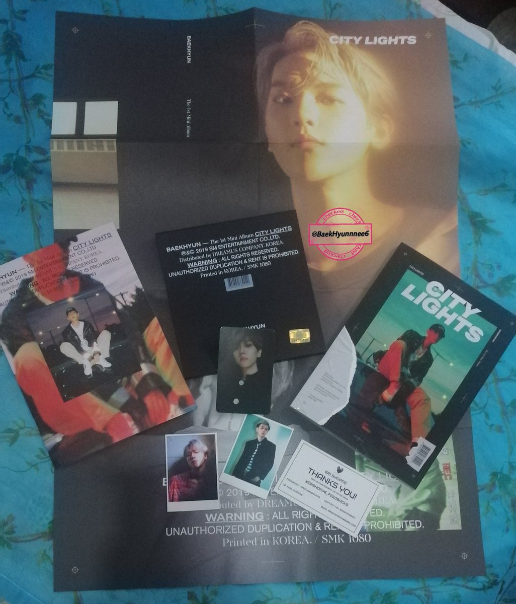 BaekHyunneee6's tweet image. Finally got my @B_hundred_Hyun 's First solo Album #CityLights #NightVersion !! FREAKING LOVE IT! Thank you @ERI_SHOPPE #ERISHOPPE_FEEDBACKS ! EXO SC is next 😍