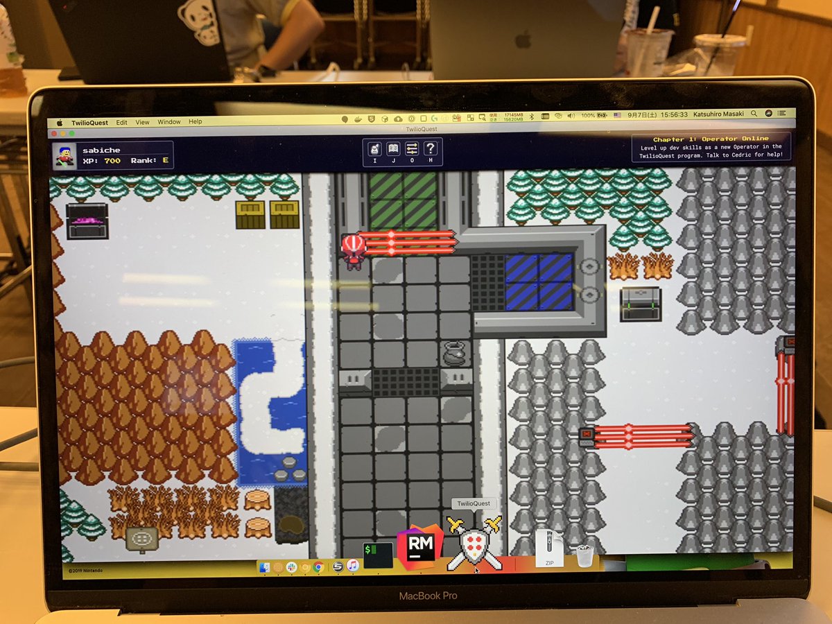 sabichem's tweet image. ファイナルファンタジー勉強会を泣く泣くキャンセルして、Twilio勉強会に参加してるけど、何故かコッチでゲームしてる。
#twilioforkwc #twilio #ours_ff