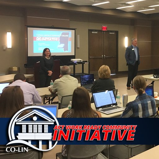 clccworkforce's tweet photo. @kgoza1 &amp; Stephenie Sullivan presented to the ACT Work Ready Boot Camp sponsored by @EntergyMS. @CopiahLincolnCC was the first community college to pursue the status of #ACTWorkReadyRegion which comprises of the counties in the college's district. #ACTWorkKeys #CoLinWorkforce https://t.co/VF915xgLhs