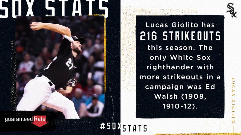 whitesox's tweet image. It's been a very good season for @LGio27. Like, really good.

#SoxStats x @GuaranteedRate