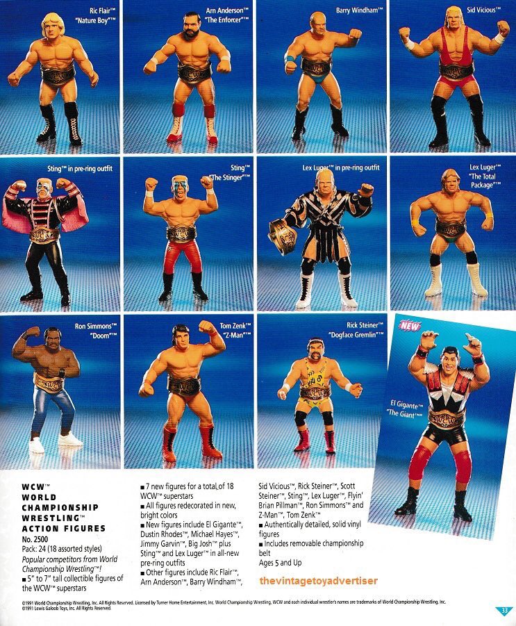 big wrestling figures