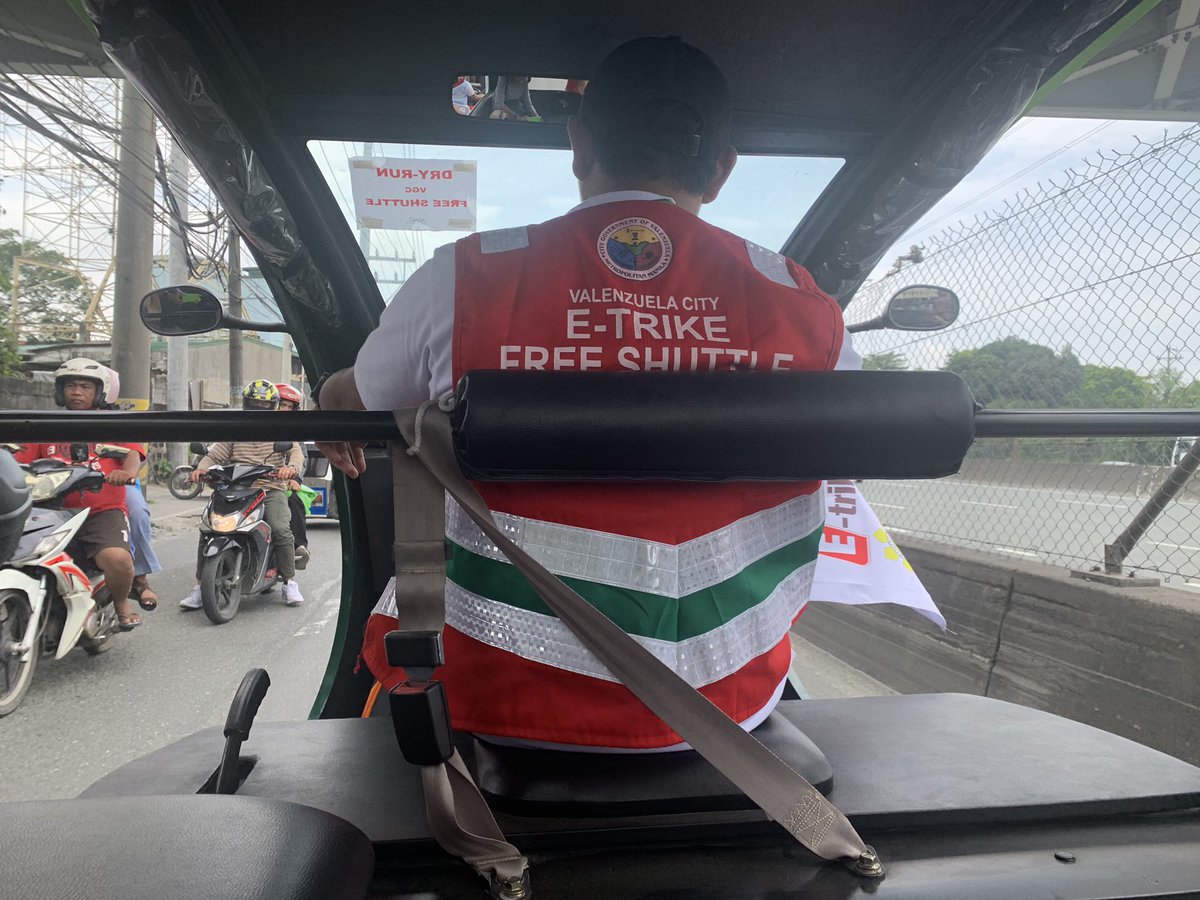 ShiBelieves's tweet photo. I just want to commend Kuya Gelo for being so polite at sa pag hatid from VGC to Fortune 5. Thanks to @valenzuelacity for this free E-Trike service. Galeng nyo po! Ecofriendly-Trike kase. ππππβπ»βπ»βπ»βπ»βπ»#ganitosaValenzuela https://t.co/njuEu7FOPR