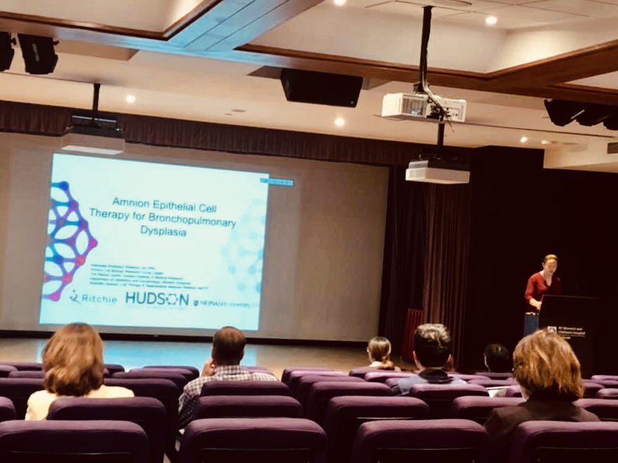 My voice recovered in time for my talk for the Fetal Immunology and Transplantation Society in Singapore. So proud to be here representing @IPLASSociety @SCSMonash @Hudson_Research @RitchieCentre 

#iFeTiS #CGT #cellulartherapies #preemies