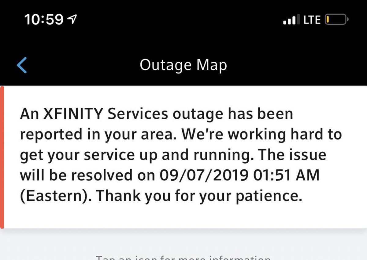 _dood's tweet image. It seems there’s not a day that goes by that my service doesn’t have an outage lately. This is what we’re paying a  small fortune per month for? This close to cutting the cord like everyone else. @Xfinity @comcastcares