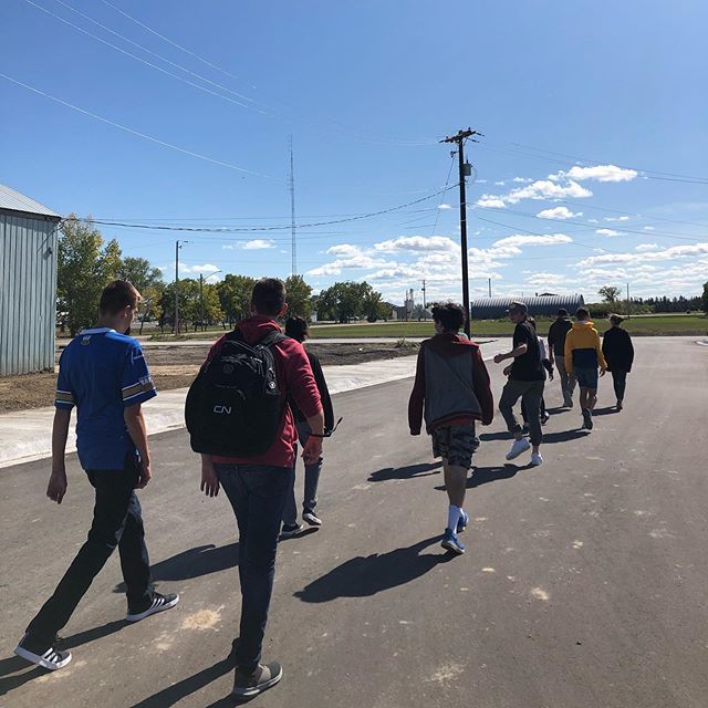 jcmalech's tweet photo. Decided to enjoy some of this lovely weather by taking a walk to get to know each other better.  #communitybuilding @nivervillehs https://t.co/IXZO6WfrYe https://t.co/hMKvfJe4rf