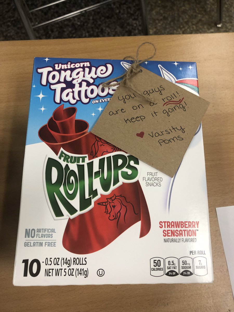 We had our first flag football practice, and our first EVER cheer practice Thursday and varsity poms brought us a gift! #RaiderFamily