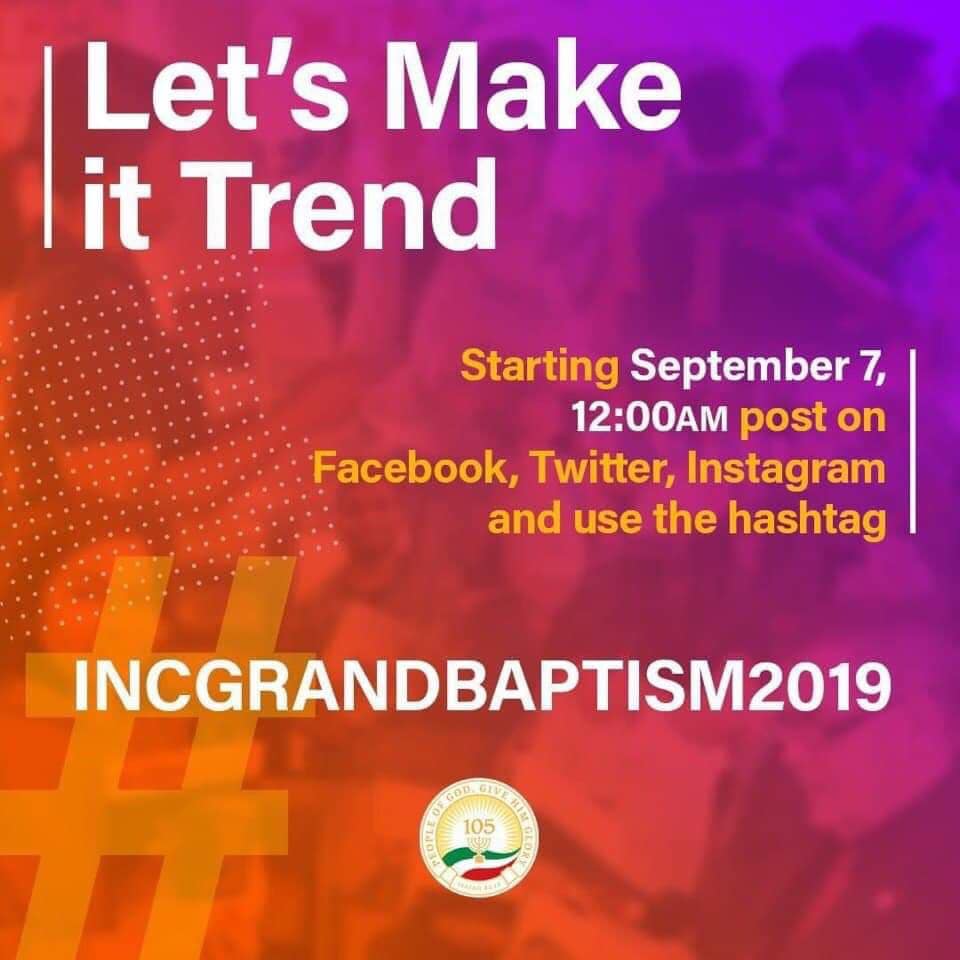 MyrnaRobledo's tweet photo. #INCGRANDBAPTISM2019 https://t.co/g0NKrkDrui
