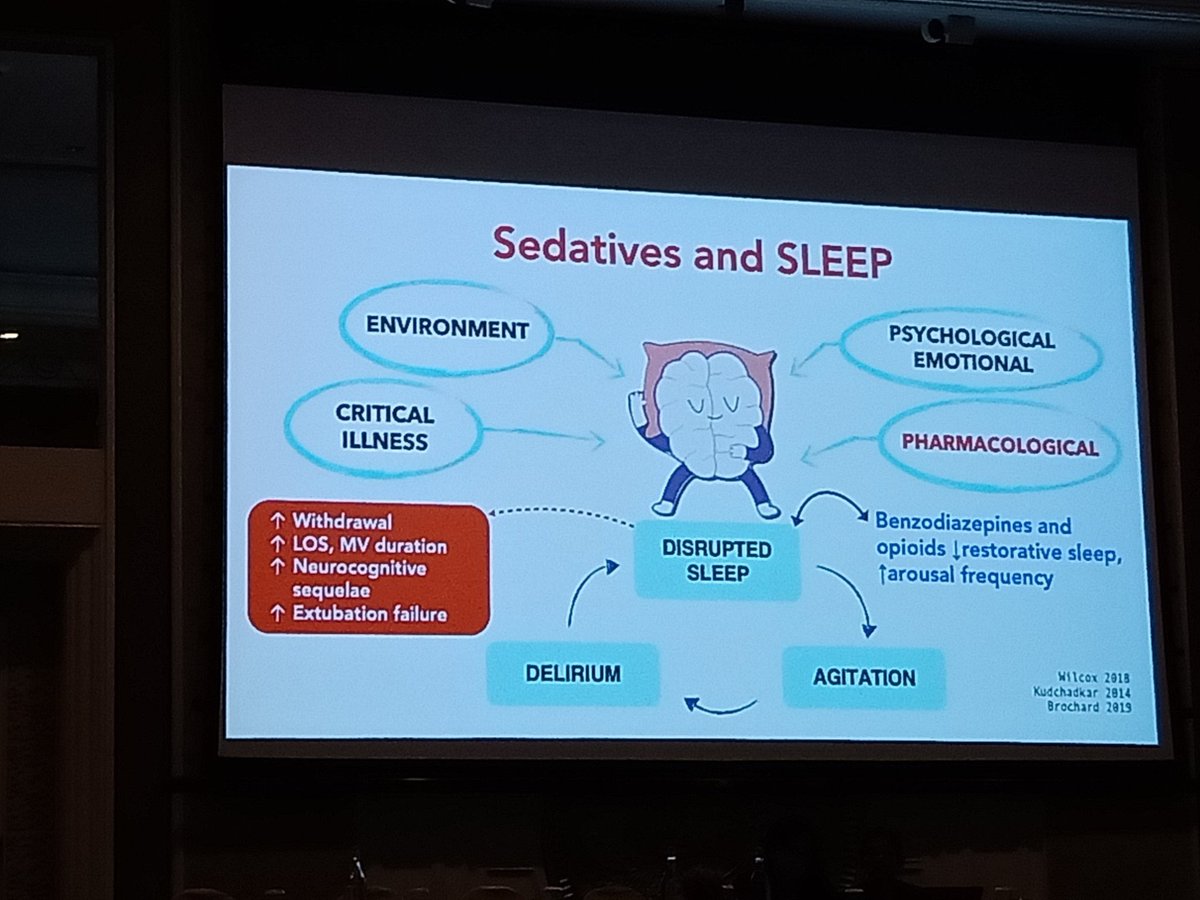PECCAfrica's tweet photo. #LessIsMore for sedation in the #PedsICU.  How can we do this better? 
1) intermittent meds vs. continuous 
2) adjuncts - pharm vs. non-pharm
3) measure - scoring/scales, and what else could this be? pain, delirium, etc

#3rdAPICC 
[thx @leejanhau &amp; @CsGancs for sharing!] https://t.co/RtXmow3dCq