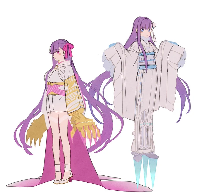 再臨3段階の白い衣は好みである
#FGO #FGO和装 