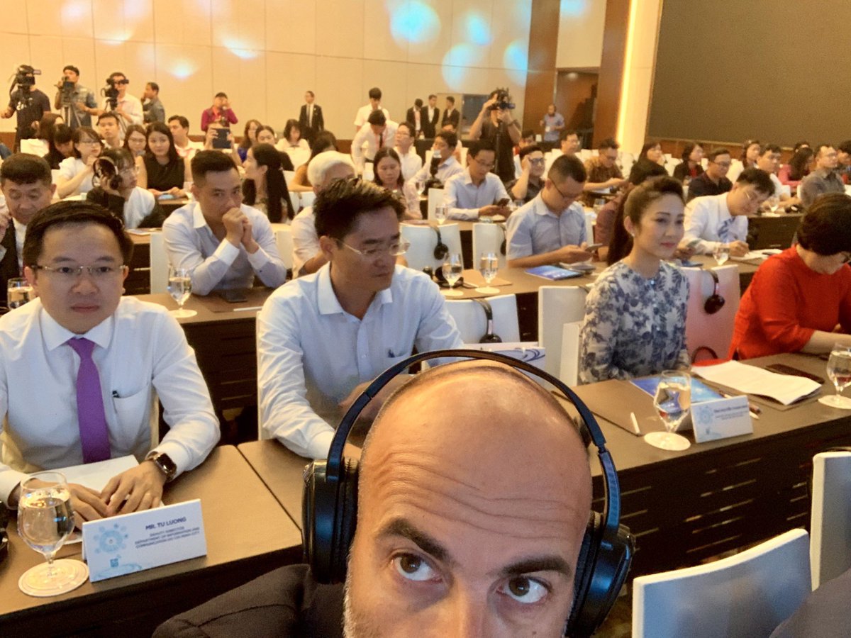 dante_brandi's tweet photo. Taking smart tourism seriously. Full-house and many Italian speakers at the Int.l Conference on Smart Tourism in #HCMC, with the City leadership. #Italy stands ready to support the city ambition to become a smart city and a smart destination
#infostructures https://t.co/Zv4DtszjYR