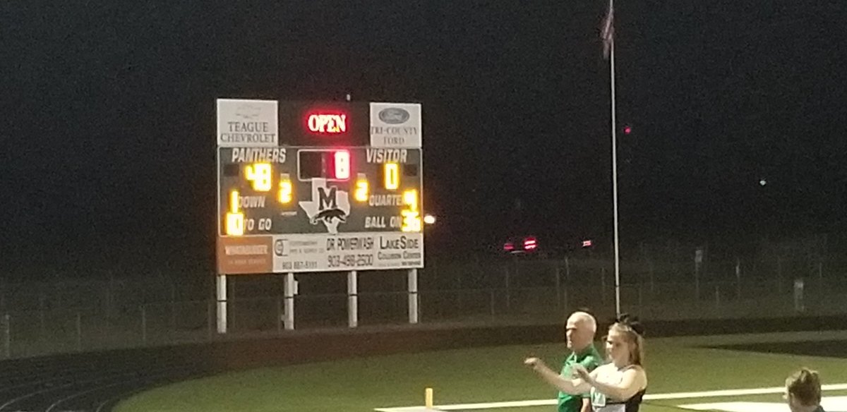 ClubMabank's tweet photo. Great job Panthers!! #wearemabank #panthernation We bleed #greenNwhite! Do you? Mabank 48 Kemp 0 https://t.co/LWBxPAMxXz