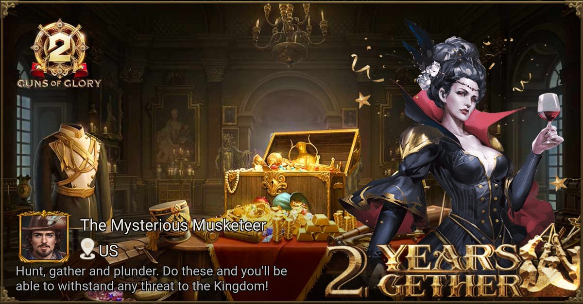 LSFA_'s tweet photo. [Hot Event] Celebrate 2nd Anniversary with Guns of Glory! https://t.co/0NLAT8R3En https://t.co/BwmGreqWcw