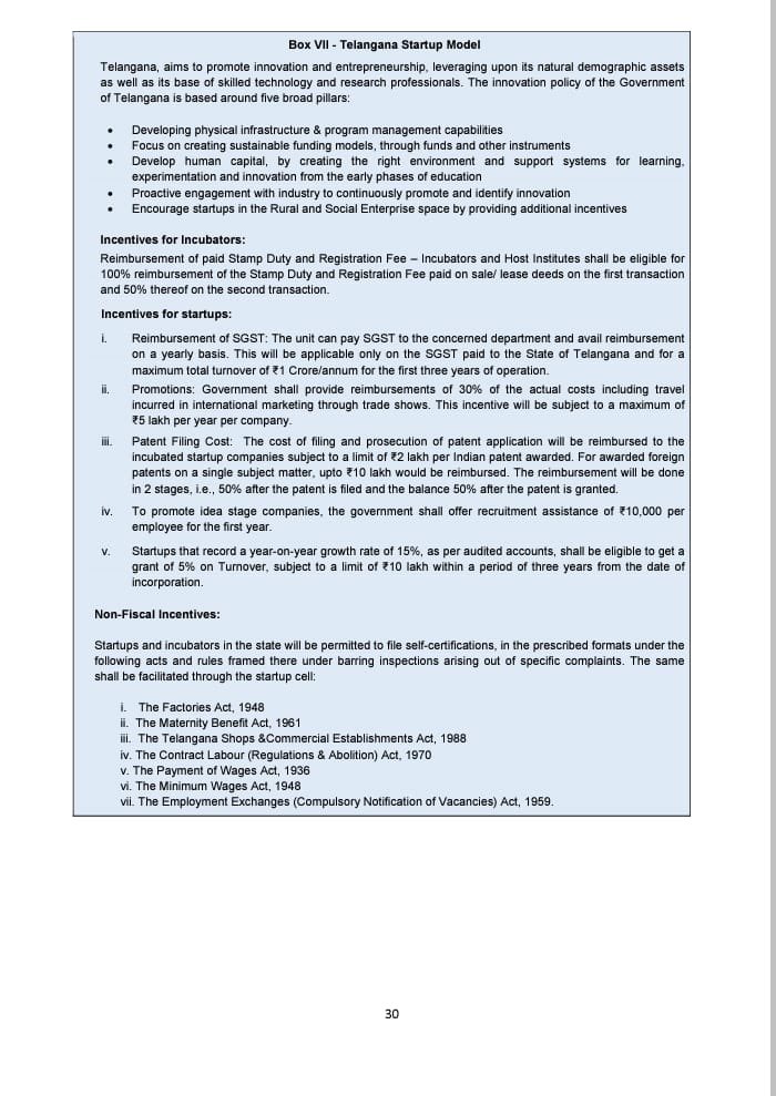 KTRBRS's tweet image. Happy to note that the expert committee on MSMEs, constituted by Reserve Bank of India has appreciated the Telangana start-up model &amp;amp; suggested that all states emulate Telangana 😊

#TrailblazerTelangana 
#StartupState