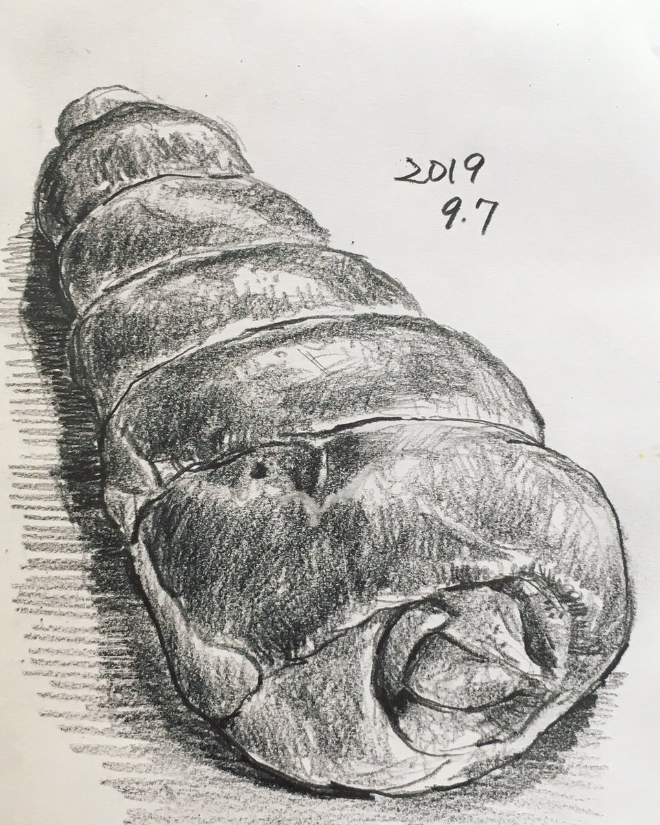 らっきー در توییتر 毎日デッサン計画 デッサン スケッチ 鉛筆画 美術 毎日デッサン計画 Dailydrawingplan Dessin Drawing Sketch Art Artwork Pencildrawing Pencil 和栗コロネ Cornet Chestnut 菓子パン Sweetendbun 神戸屋 T Co