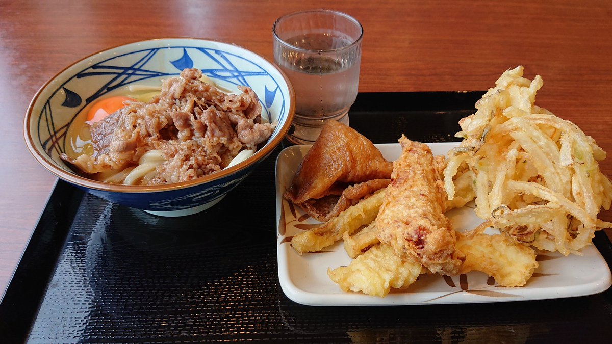 うに丸 丸亀製麺で一句 すき焼きの 肉だけ卵と 食べたいな