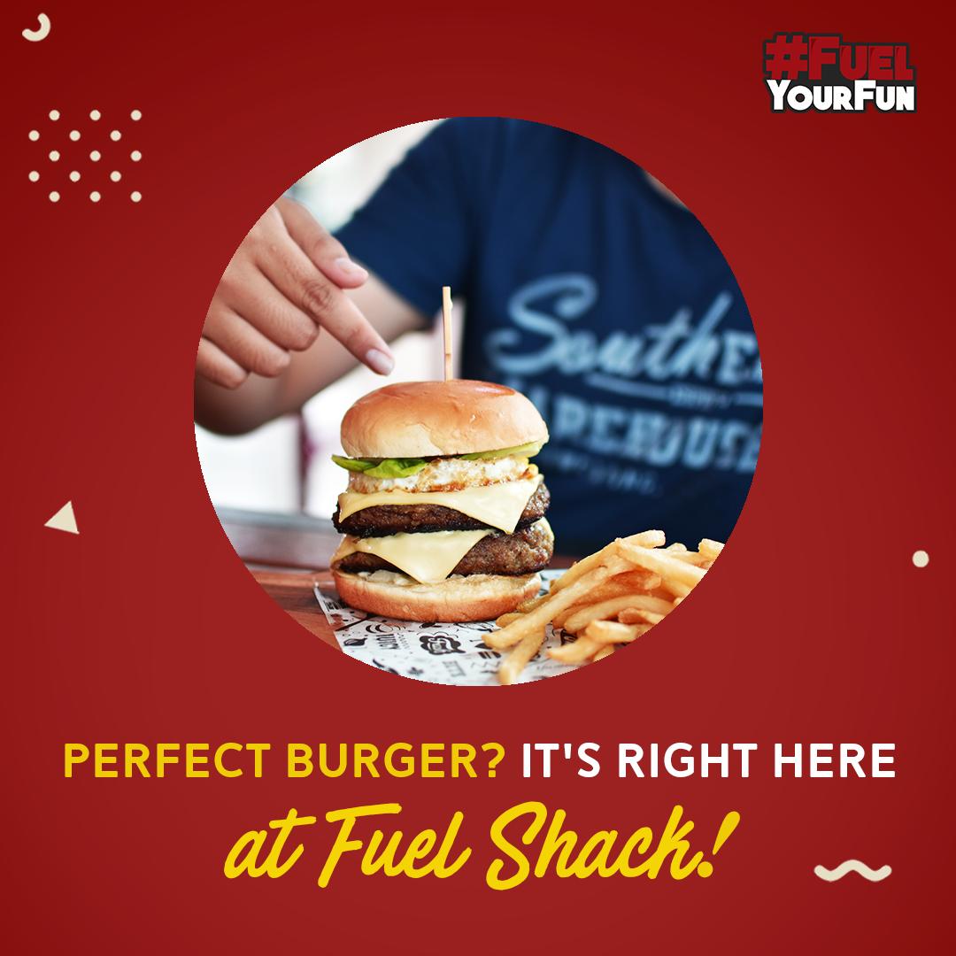 FuelShack's tweet photo. As a burger joint that has made burgers for a long time, we already know what consumers need if they want to taste the perfect burger. We will amaze you when you receive the burger you ordered and can't wait to finish it! https://t.co/Phzj63zDWc