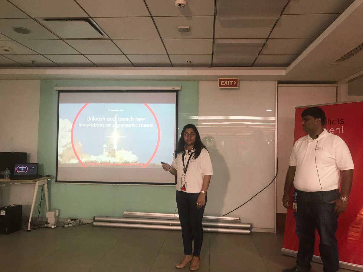 sharadjain5's tweet photo. Aditee and Rahul talking about unleashing innovations at supersonic speed https://t.co/2UGsobHdd6