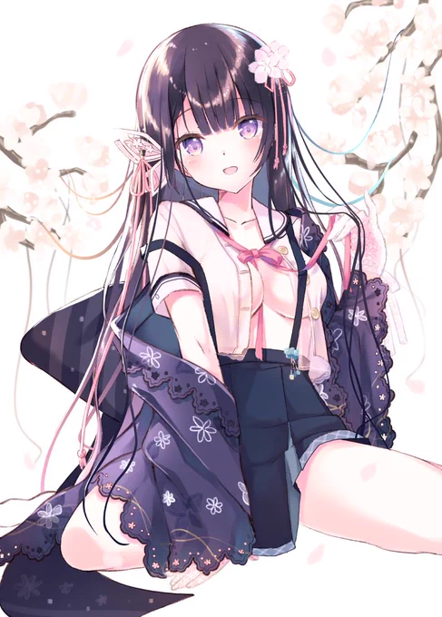 #黒髪の日

昨日、黒髪の日だったんですね‼︎
うちの看板娘の、かざりちゃんです。 