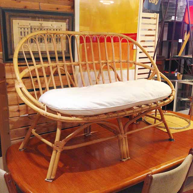 【さばちゃん】unico ウニコ　CAGE(カージュ) ラタン チェア Unico ラタン製1人掛けチェア unico(ウニコ)のCAGE(カージュ) ラタン 1