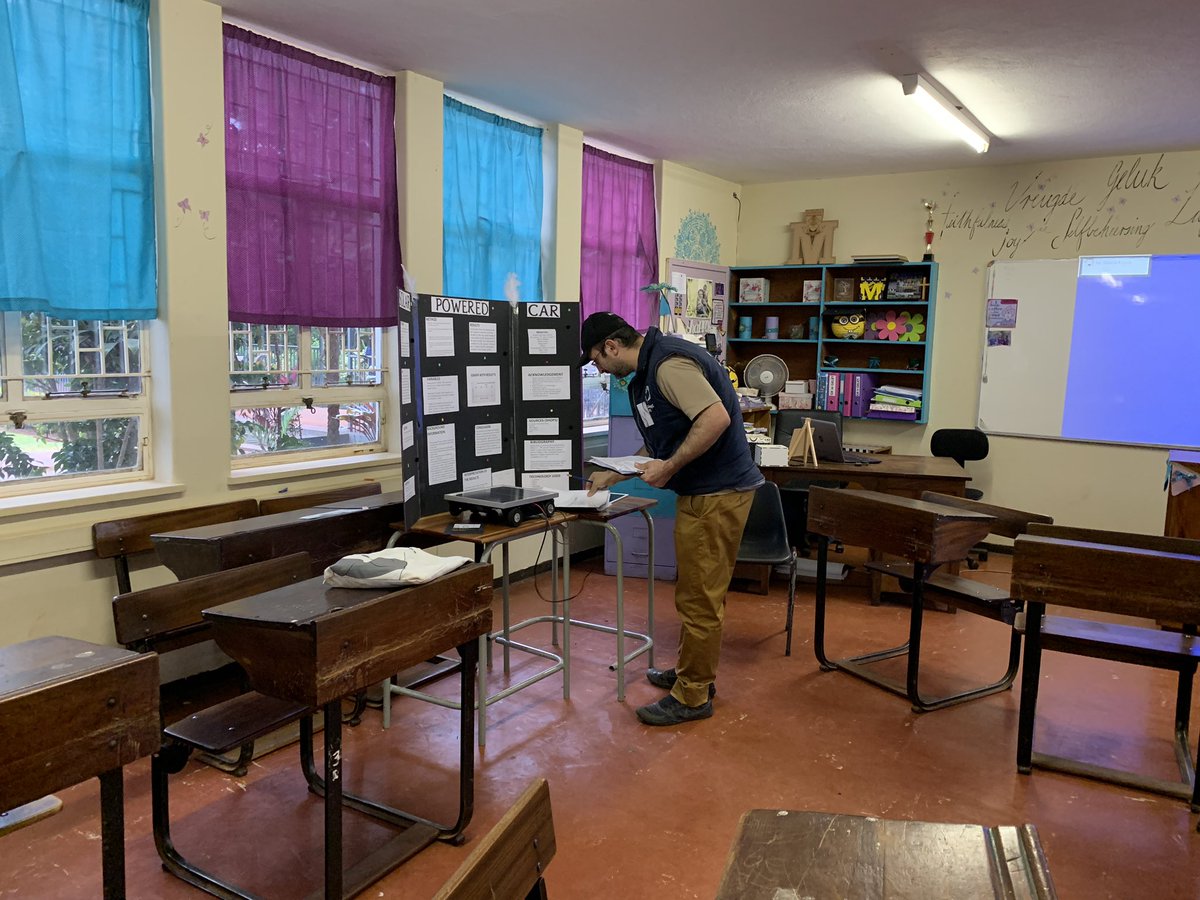 AliHalajian's tweet photo. #Tritech2019 #ScienceFair, national level #Tzaneen @HSMerensky 6-7 September.
Great initiative for #scientists @ULvarsity to participate, judge and motivate young.
I judged 16 classe, energy taking but great experience.
@DBE_SA such events are benefiting #education!
@Exposcience https://t.co/0tbnfuHR9b