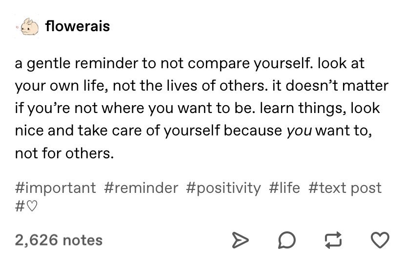 Self reminder #12