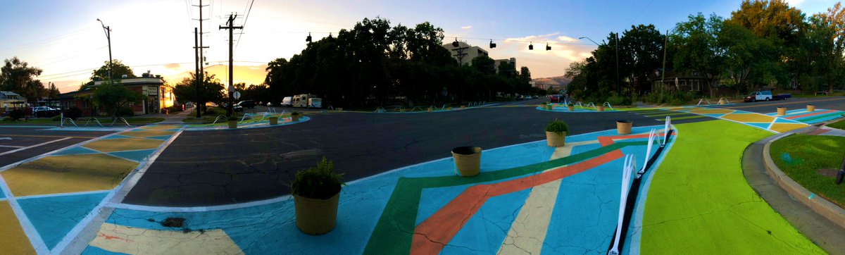 mariabuczkowski's tweet photo. What an amazing day with @TeamBetterBlock @SLCgov @iBikeUtah
By far the best part is having a chance to interact with the community to see how they feel about #spinspace
It’s crazy to see how projects like these ignite conversation around designing streets for people. https://t.co/hyygTHAcXH