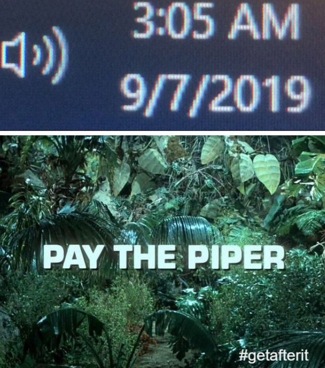 mpetrus19's tweet photo. @jockowillink It’s time……………you can call the tune……………just #paythepiper #DisciplineEqualsFreedom #SaturdayMotivation #SaturdayMorning #getafter https://t.co/BBhiM6Z3K7