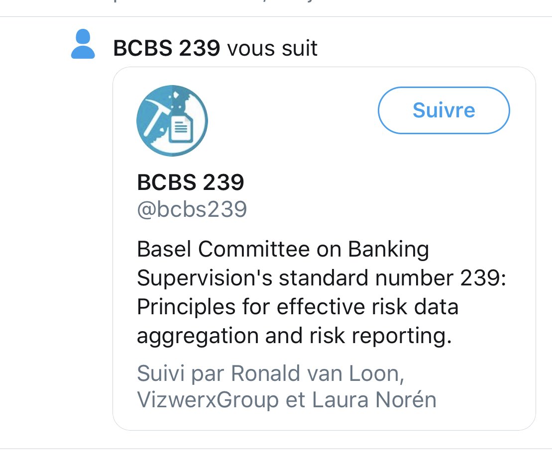 AmandineSmu's tweet photo. Je ne pensais pas que ma ligne éditoriale était si pro ! 🤓 #data #BCBS239 #risk https://t.co/UOTGKOvjjw