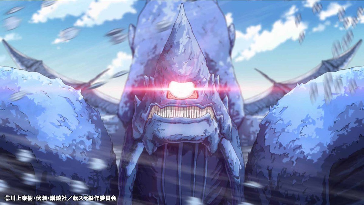 公式 Tvアニメ 転生したらスライムだった件 Ar Twitter 再放送情報 第19話 暴風大妖渦 カリュブディス アニメ専門チャンネル アニメシアターx At X にて 本日21時30分 放送です 圧倒的な力を持つ カリュブディス に対し リムルが新たなスキル