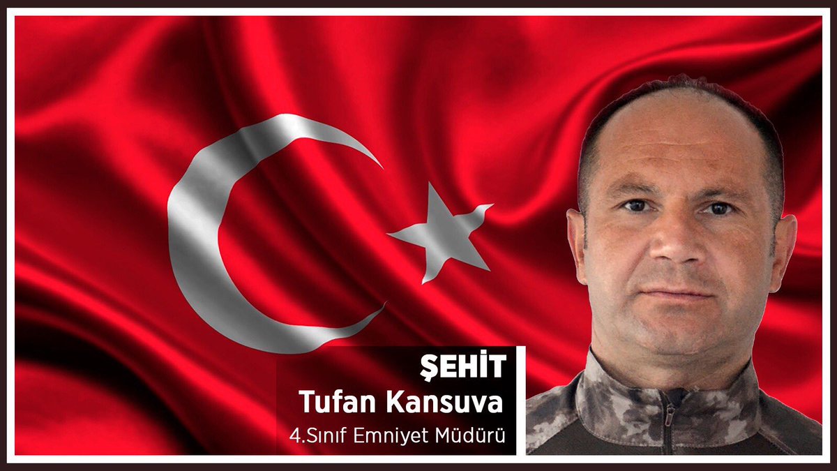 🇹🇷🇹🇷Mardin’in teröristlerden temizlenmesinde büyük katkıları olan Tufan Müdürümüzün şehadeti bizleri çok üzdü.. 🙁Mekanı cennet, Ruhu Şad olsun inşallah.. Hepimizin başı sağ olsun.. 🇹🇷🇹🇷