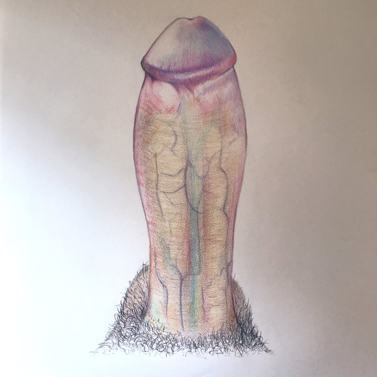 Adding the pubes to Wide Dick Derek's penis portrait 🍆🎨<a href="/ScottishHung/">Hung Scottish Guy</a>