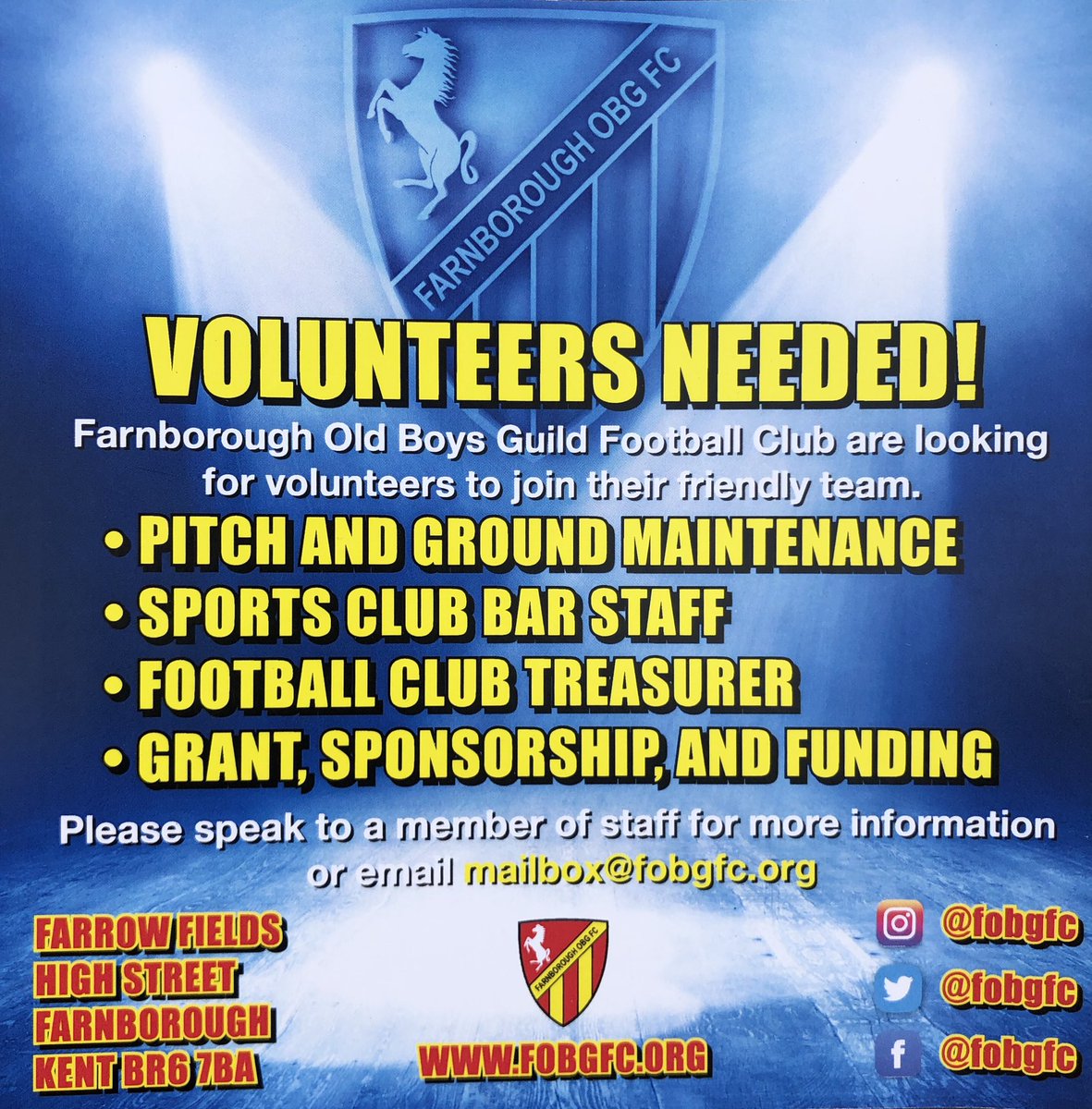 FOBG FC - Saturday 4th Team tweet media