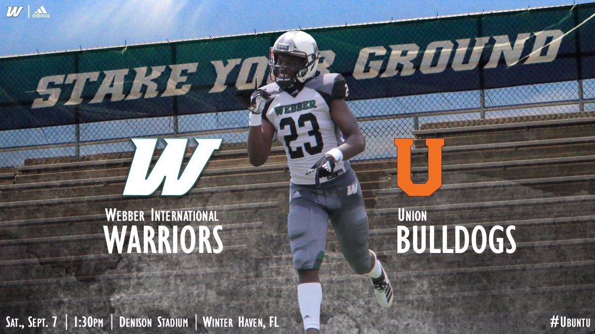 Home opener GAME DAY!                      🆚: <a href="/UnionBulldogs/">#RepTheU</a>                              📍: Denison Stadium, Winter Haven, FL                                                 ⏰: 1:30pm                                              📱💻👀: portal.stretchinternet.com/webber/#live