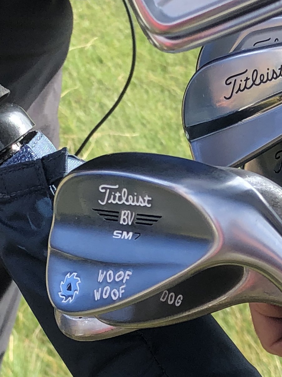 aliwilliamsgolf's tweet photo. WITB with our Tom @TomSloman8 Only one brand to choose from hey @RichNelsey #WalkerCup #Sloman #OurTom #Titleist https://t.co/pgYXQFrqR8