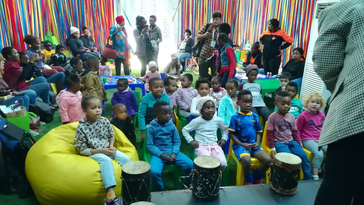 SABookFair's tweet photo. #MagicTent musical story telling #Kwesukela #Kids #SABF2019 #OURSTORIES https://t.co/2TPTK79VJW