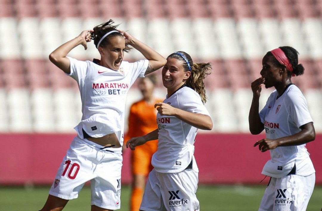 Qué jornada matinal en Montequinto 🤩‼️

✅ #SevillaFCJuvA 5-0 @CD_SantaFe

✅ #SevillaFCFem 4-0 @UDGTenerife 

#VamosMiSevilla