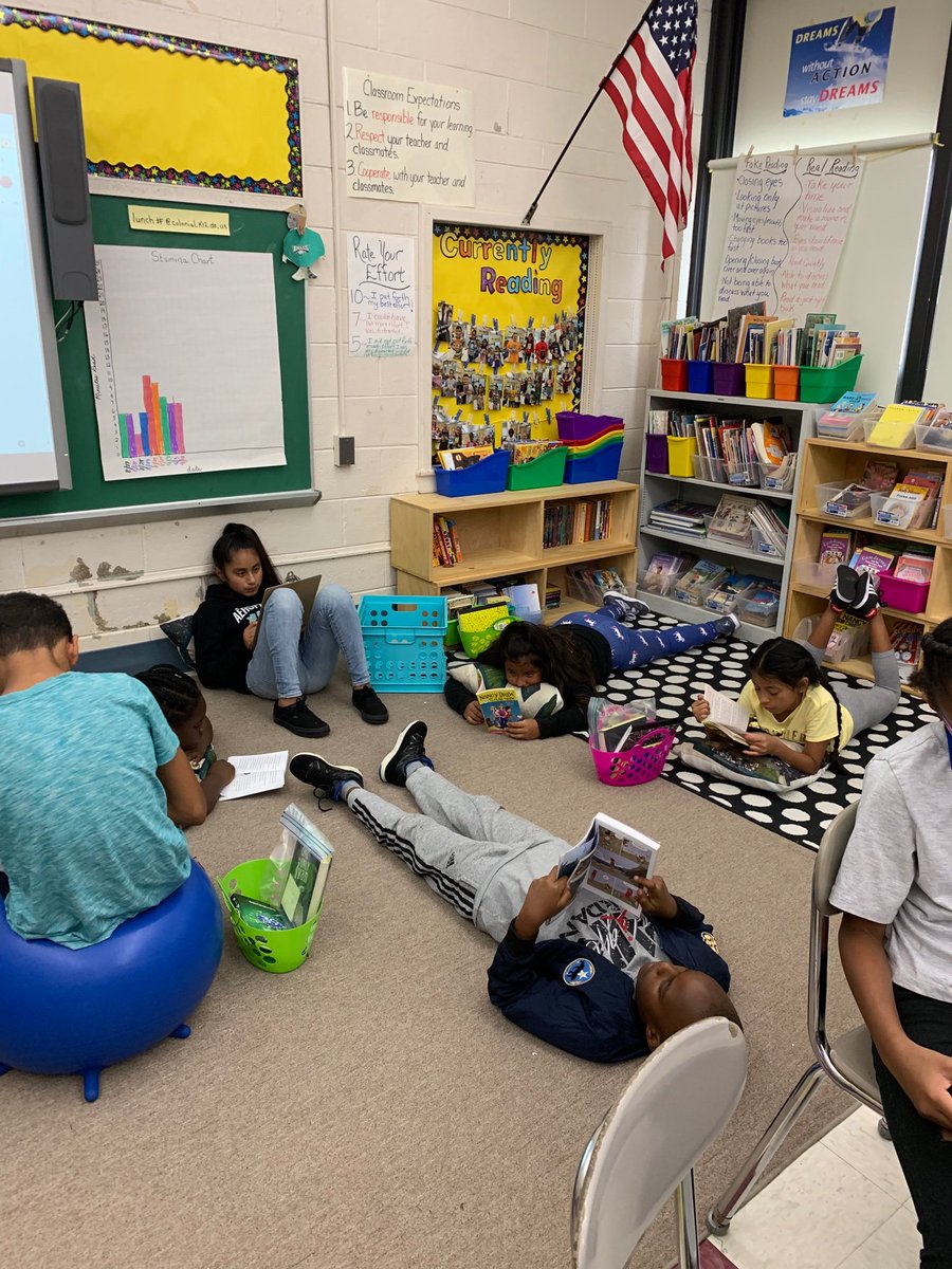 cdroom103's tweet photo. we are learning how to do stations in ELA. #cddolphins https://t.co/kuKnt1s6cv