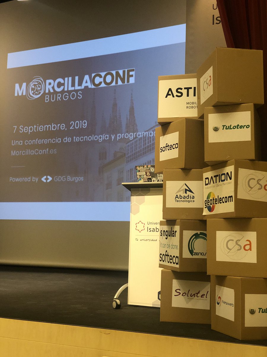 UI1TECNOLOGIA's tweet photo. Comenzamos la jornada de ponencias, charlas y talleres sobre #tecnología y #programación que nos trae la primera edición de #MorcillaConf a la @ui1Universidad, con #PonentesTOP nacionales e internacionales. ¡Empezamos! https://t.co/lTDHbxeXqV