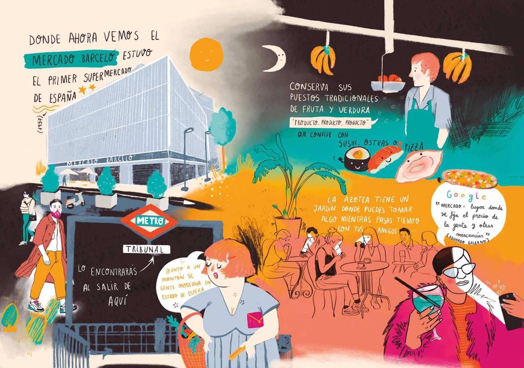 ¡Al mercado! #MarBlanco nos acerca al <a href="/MercadoBarcelo/">Mercado Barceló</a> en el 29 de @M21Magazine. “Producto, producto, producto”. 🍅🌶🥩🍕🍱