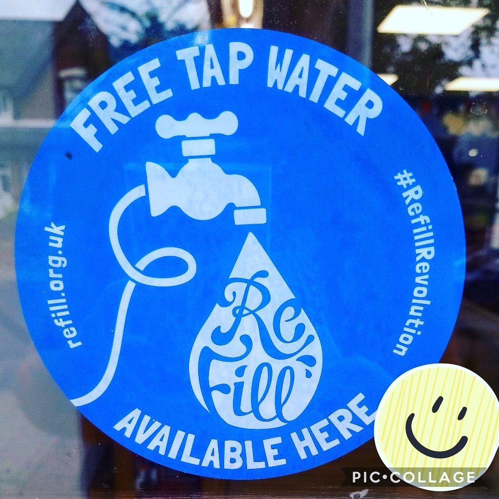 SpavensChester's tweet photo. We are now an official refill site 💦. So if you need to refill your water bottles you know where we are. #refillstation #savetheplastic #savetheplanet #everylittlehelps #lessplasticwaste #refillrevolution @chestertweetsuk @chesterdotcom @ChesterTourism @merchant_elite https://t.co/7IpvW5xL61
