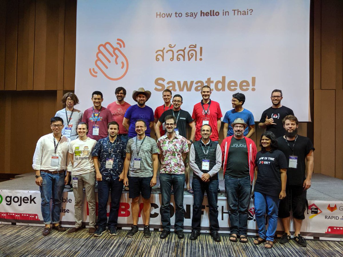 RubyConf Thailand tweet media
