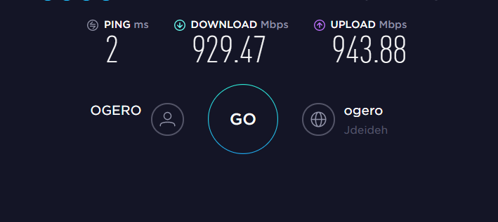@EliasChebib @samer_saade @ikreidieh @saadhariri @MohamedChoucair @OgeroTelecom @nadimgemayel Hahaha c'mon, that speed test was done on mobile. Yours was on PC. To be fair, I used PC too... Guess here upload is even better LOL