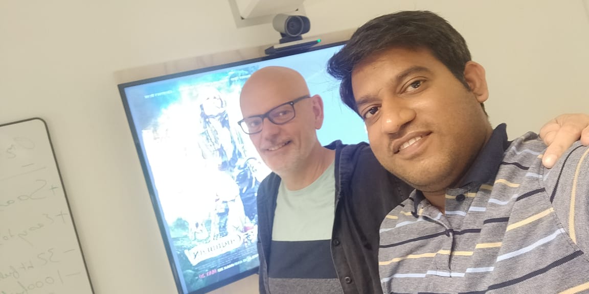 Paul_Dohmen's tweet photo. That was fun! Doing a webinar on #Sitecore #SolrCloud @SearchStax and experiences for @sugblr together with @JustYogendra! Thank you for having us, we really felt welcomed. If you like to read my new blog series about the subject at https://t.co/V9ImQbSZAF. https://t.co/W138uSyBZ7