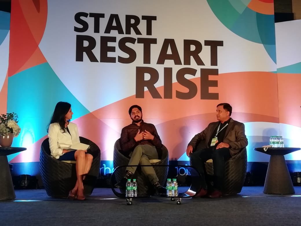 herkeyofficial_'s tweet photo. Speaking at the Fireside Chat with @NehaJFH are @chandradip (NextGen HealthCare) and Hari Krishnan Nair (@Great_Learning) on โReskilling Women to Restart their Careersโ.
https://t.co/WSKwJgjWqp
#HerRising2019 #JobsForHer #StartRestartRise #HerRisingConference #ProfilePlus https://t.co/lQ4DJq1qzr