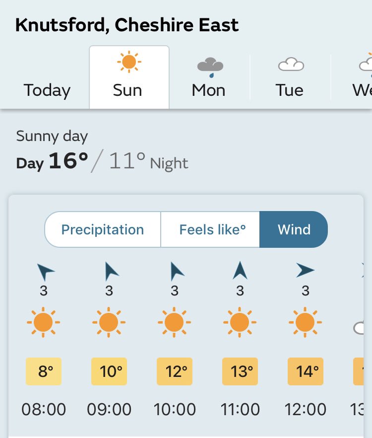 CheshireSportiv's tweet photo. ☀️😎 looking good for tomorrow 👌 even the wind forecast on the tops is looking very kind indeed ... 🤞#cheshiresportive #cheshirecycling #knutsford #weekendcycling #sportive #thisweekend #knutsford #seeyouthere https://t.co/DL8jnjiEJp